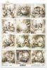 Myszki, sielanka, akwarela, retro, las, natura*Mice, idyll, watercolour, retro, forest, nature*Mäuse, Idylle, Aquarell, Retro, Wald, Natur*Ratones, idilio, acuarela, retro, bosque, naturaleza